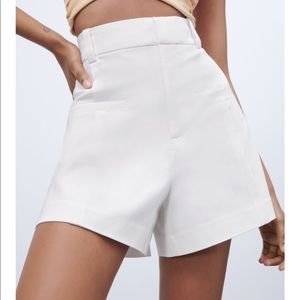 Zara high rise shorts
